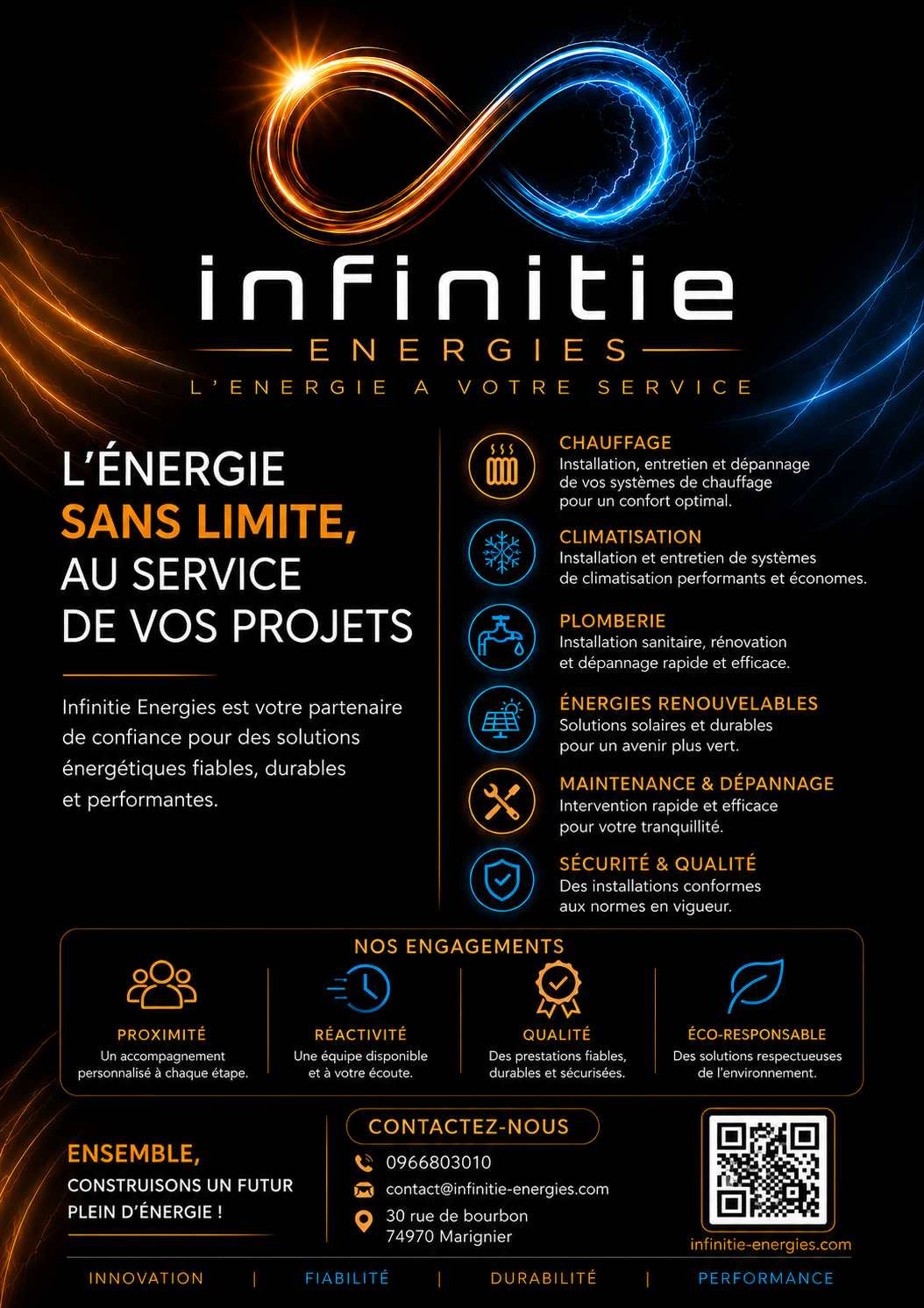 Flyer Infinitie Énergies
